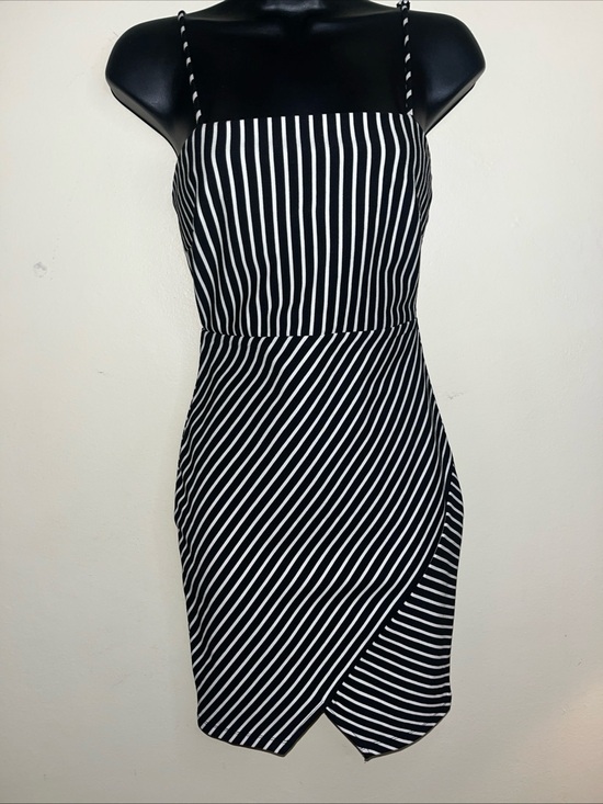 Lulus Dresses & Skirts - Lulu's Black & White Striped Mini Dress
